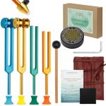 GLESOREXARA Healing Tuning Forks Set with Accessories