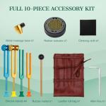 GLESOREXARA Healing Tuning Forks Set with Accessories