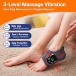 Cordless Heated Foot Massager for Pain Relief