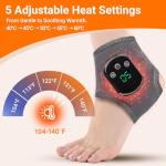 Cordless Heated Foot Massager for Pain Relief