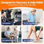 Cordless Heated Foot Massager for Pain Relief