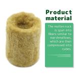 Cymwer 100pcs Rockwool Starter Plugs for Hydroponics