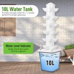 30-Pod Hydroponic Tower Garden System for Indoor Plants