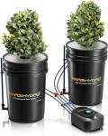 DWC Hydroponic 5 Gallon Grow System with Pump