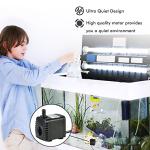 Decdeal 600L/H Submersible Water Pump for Hydroponics