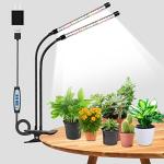 Indoor Plant Grow Lights with Timer and Clip