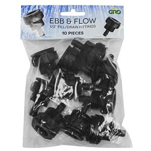 Ebb and Flow Hydroponic Kit, 10-Pack Fittings