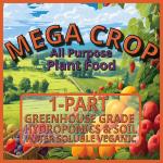 Mega Crop 1-Part Hydroponic Base Nutrient