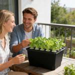 Indoor Hydroponics System with LED for 15 Plants