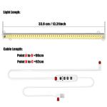 LED Plant Grow Light Strips with Timer - 48 LEDs