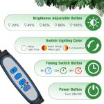 Indoor Plant Grow Lights with Timer and Clip