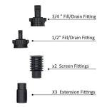 Ebb & Flow Fitting Kit for Hydroponics
