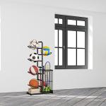 Game Console Storage Rack with Organizer Baskets