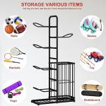 Game Console Storage Rack with Organizer Baskets