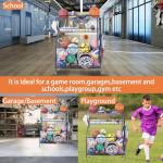 Lhysn Sports Equipment Organizer with Baskets and Hooks