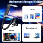 2-in-1 Fast Charging Cable with Phone Stand