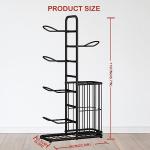 Game Console Storage Rack with Organizer Baskets