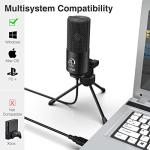 FIFINE USB Condenser Microphone for Streaming and Vocals