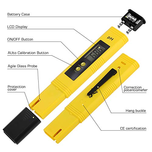 Digital pH Meter Tester for Water and Hydroponics