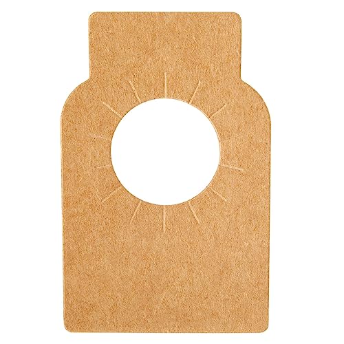 300 Pack Brown Paper Wine Bottle Labels