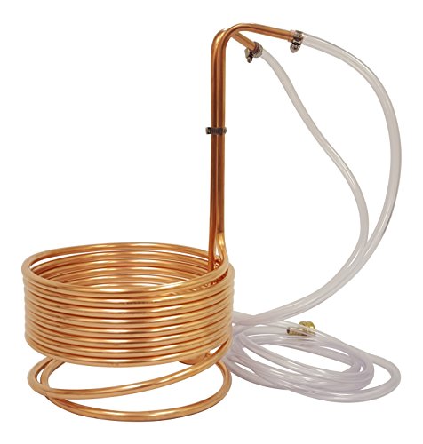NY Brew Supply Copper Wort Chiller, 0.95cm x 6.5m