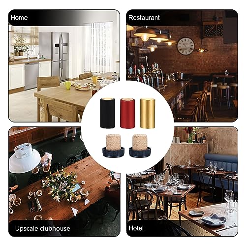 60 Wine Sealer Set with Corks and Capsules