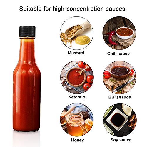 35 Leakproof 5oz Woozy Bottles for Sauces