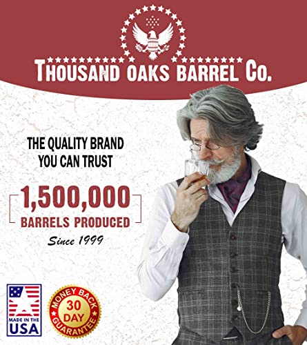 1 Gallon Oak Aging Barrel for Whiskey & Cocktails