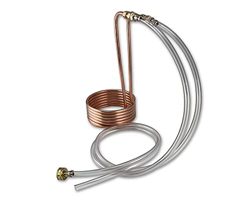 Copper Immersion Wort Chiller for Homebrewing
