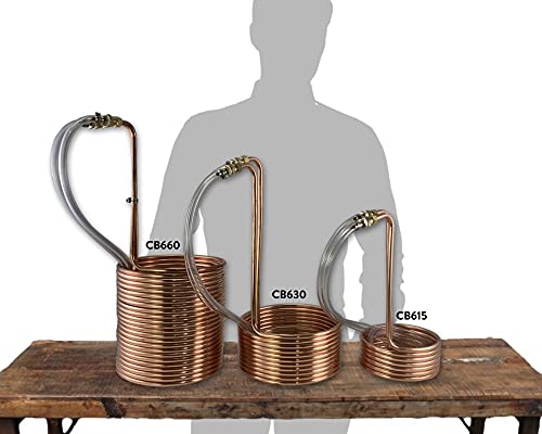 Copper Immersion Wort Chiller for Homebrewing