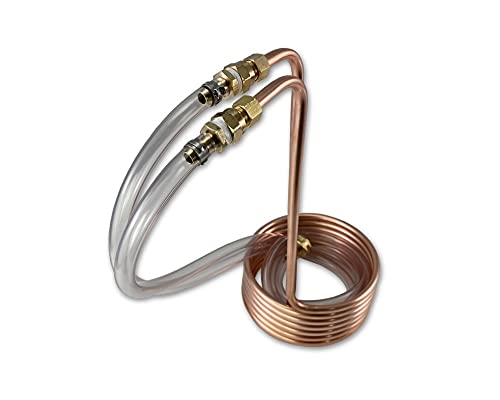 Copper Immersion Wort Chiller for Homebrewing