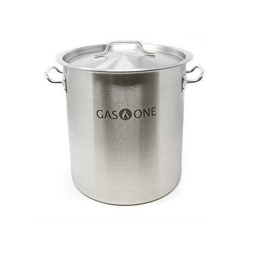 5 Gallon Stainless Steel Brew Kettle with Lid