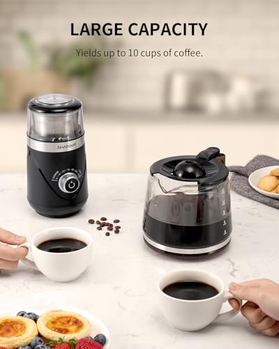 SHARDOR Adjustable Electric Coffee and Spice Grinder