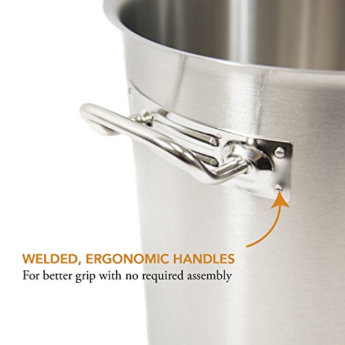 5 Gallon Stainless Steel Brew Kettle with Lid
