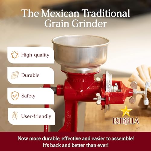 Estrella 14" Manual Crank Corn Grinder