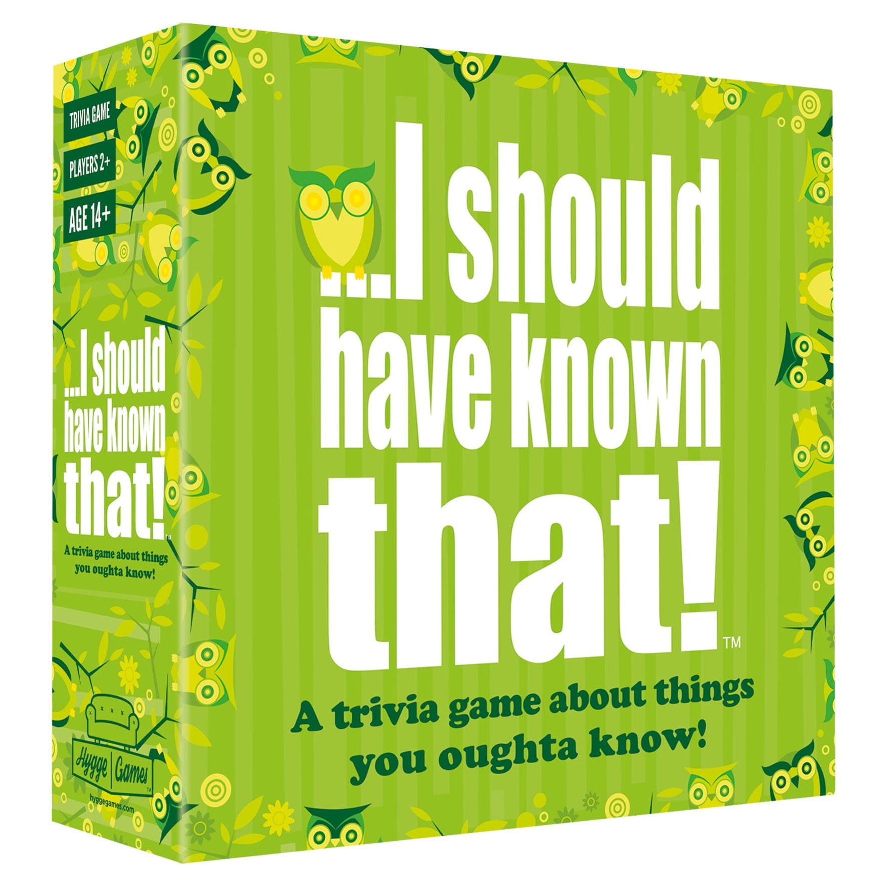 I Should Have Known That! Trivia Game Pack