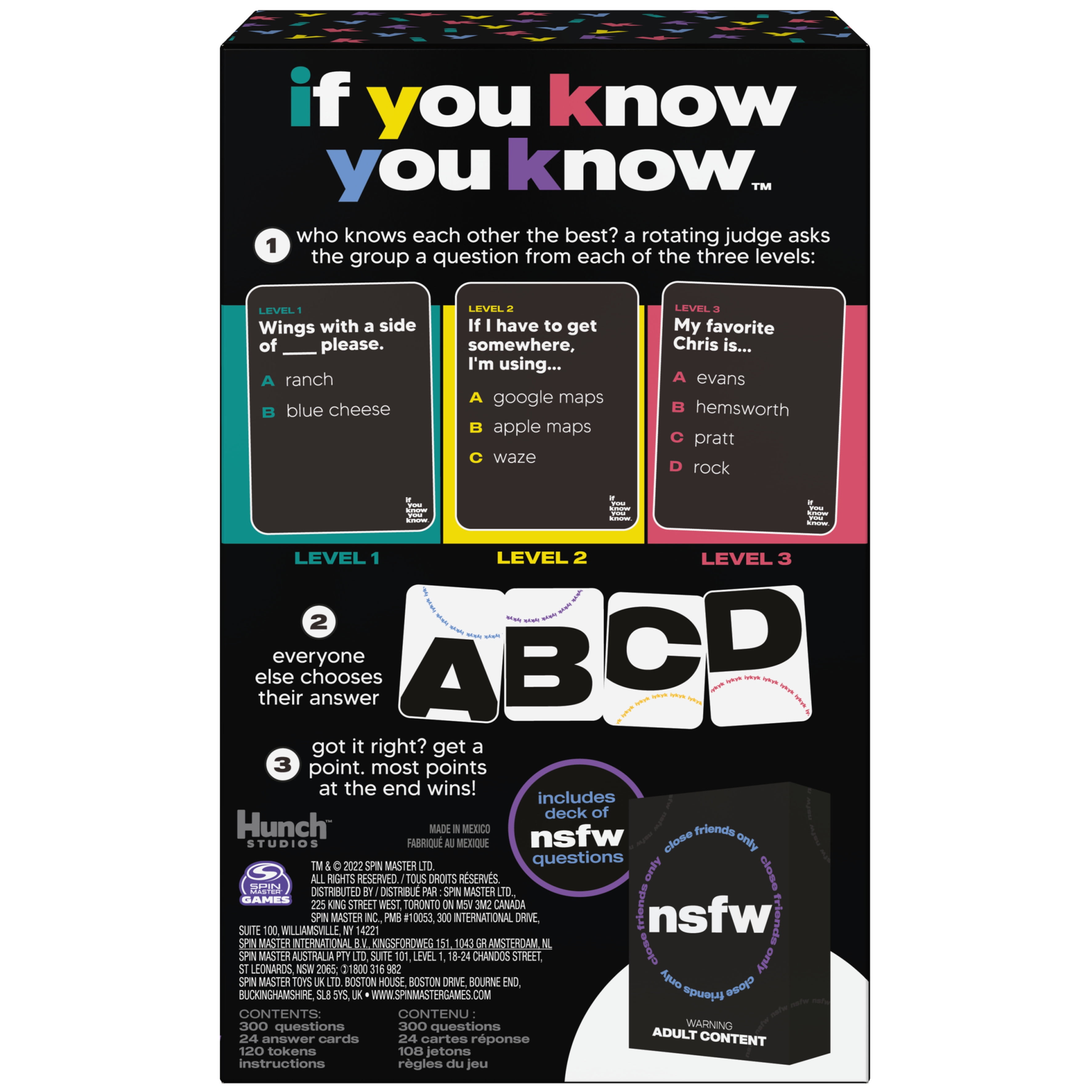 IYKYK Question Card Game for Adult Game Night