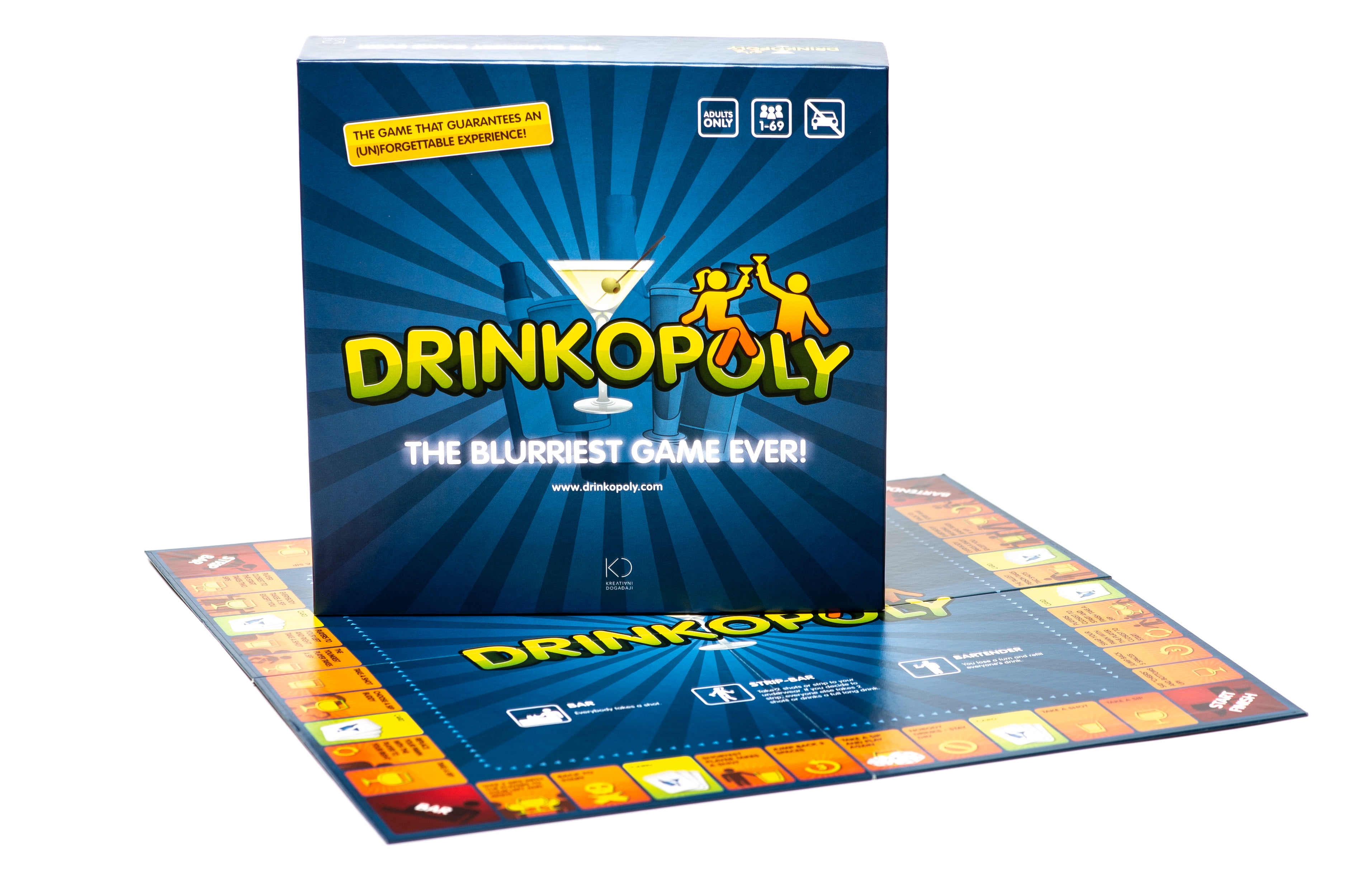 Drinkopoly: Fun Drinking Game for Adults