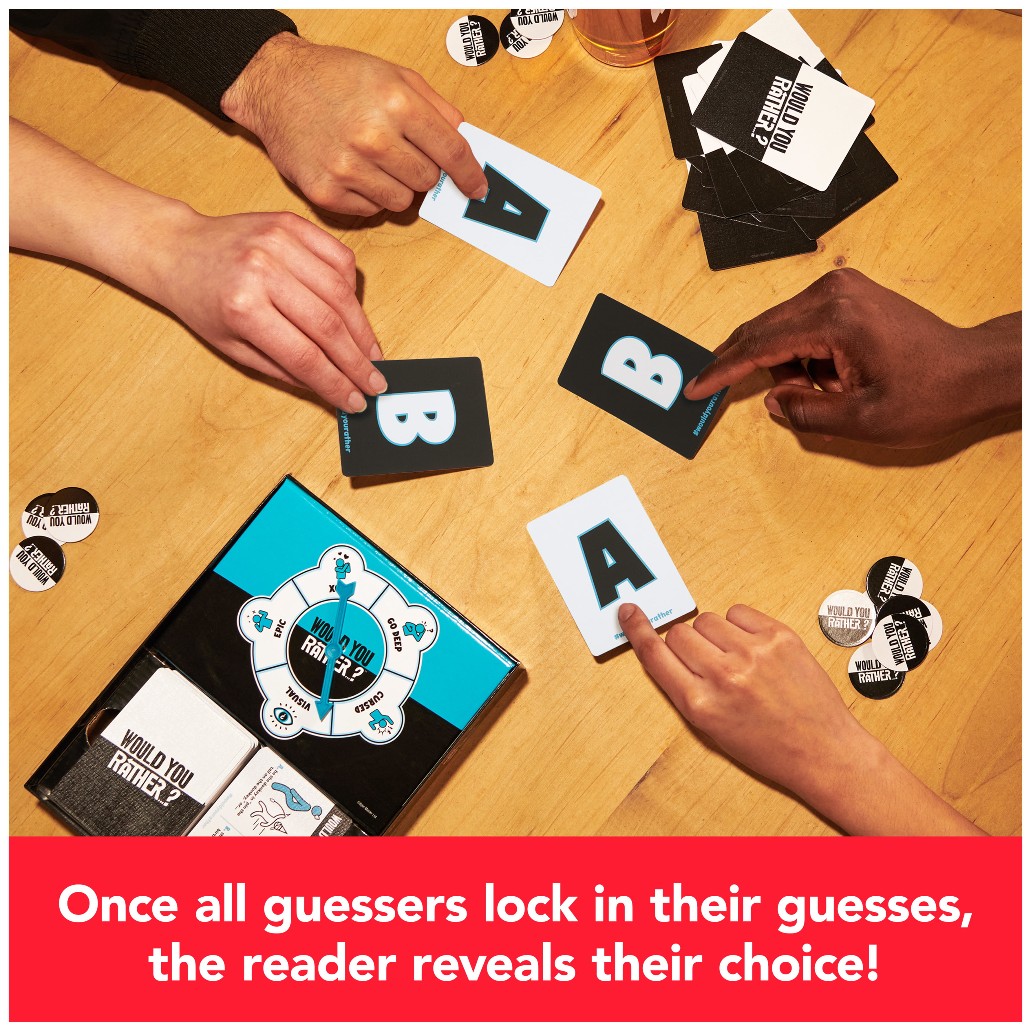 Would You Rather? Card Game for 3-6 Players