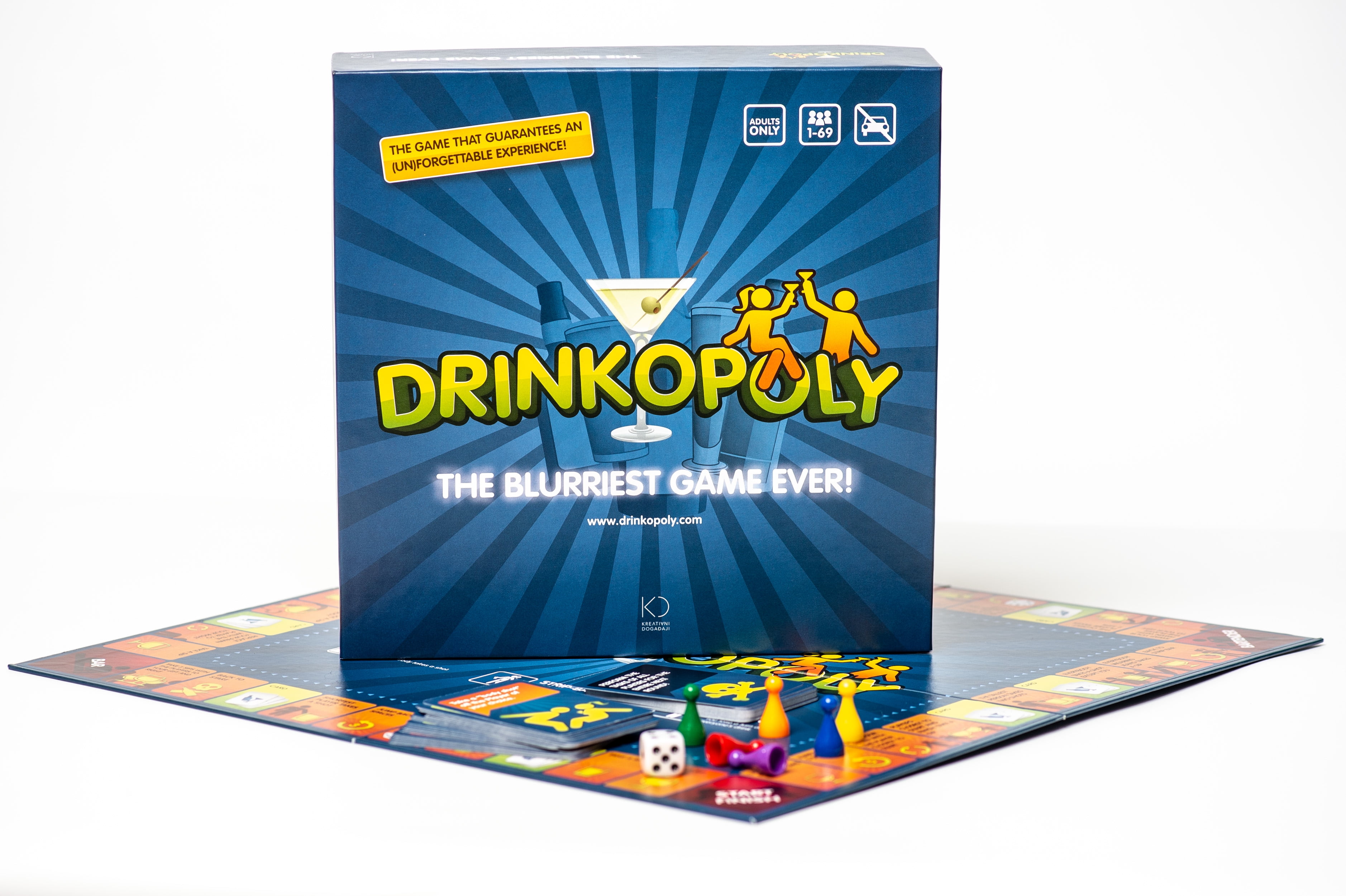 Drinkopoly: Fun Drinking Game for Adults