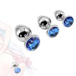 Blue Stainless Steel Anil Plug Kit for Couples