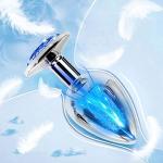 Blue Stainless Steel Anil Plug Kit for Couples