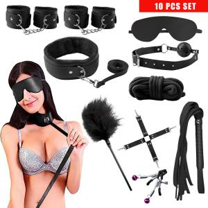 10-Piece BDSM Bondage Set for Couples