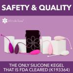 Intimate Rose Silicone Kegel Balls for Women