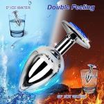 Blue Stainless Steel Anil Plug Kit for Couples