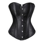 Plus Size Gothic Lace-Up Overbust Corset