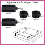 Couples Bondage Kit with Bed Restraints and Cuffs