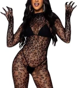 Fishnet Lingerie Bodystocking for Women