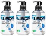 Lubido Water-Based Lubricant 250ml Pump Pack Trio