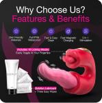 3-in-1 G-Spot Vibrator with Thrusting & Licking